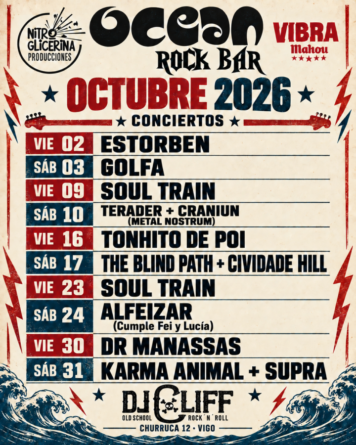 Conciertos en Vigo octubre 2026